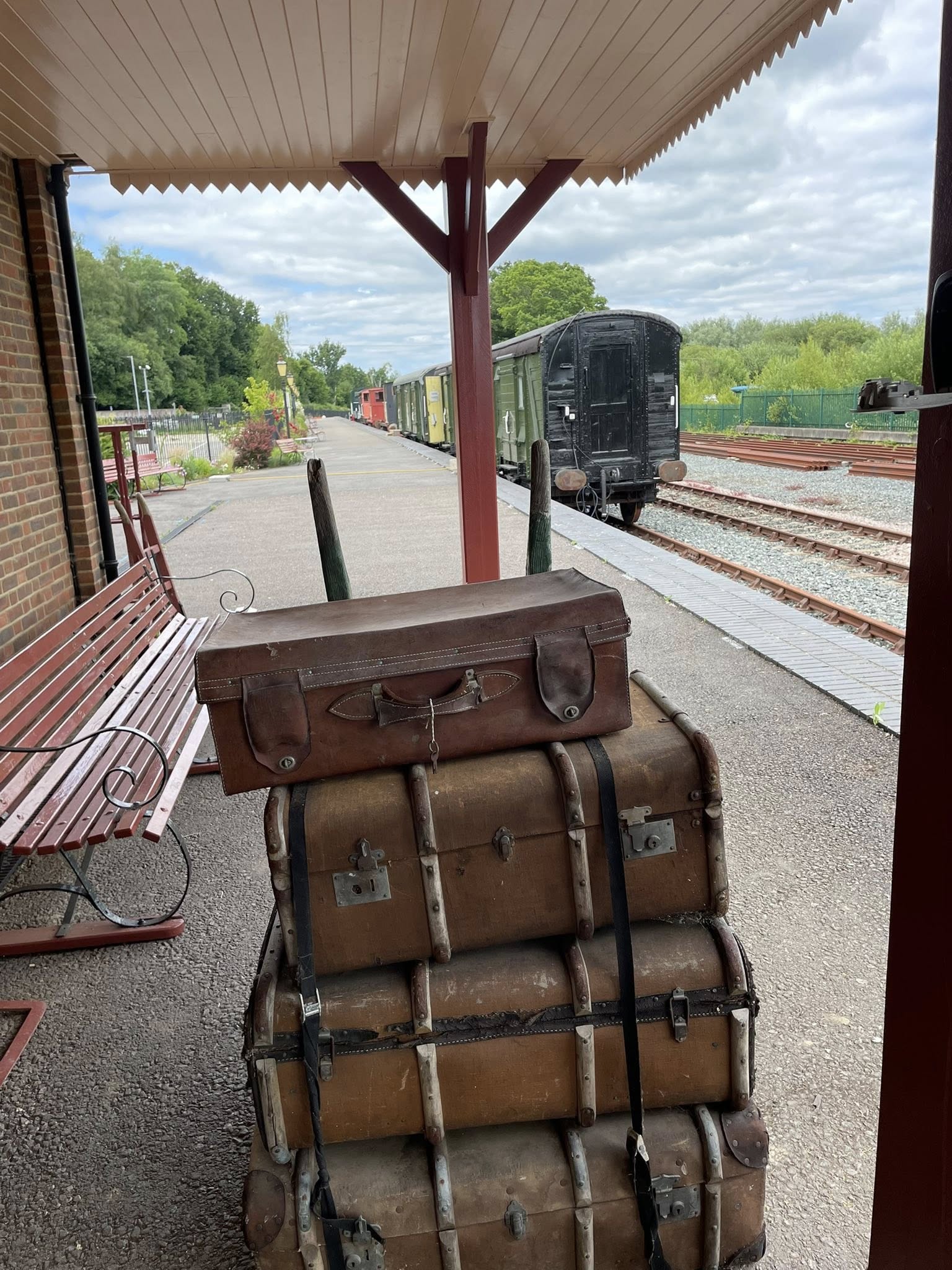 Robertsbridge station painting